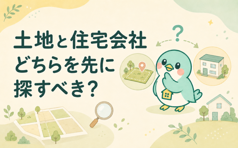 土地と住宅会社、どちらが先？島根で家づくりを始める前に知っておきたいこと
